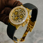 Rolex Daytona Eye of Tiger Gold Diamond Watch