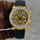 Rolex Daytona Eye of Tiger Gold Diamond Watch
