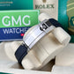 Rolex Yacht master Silicon band Silver black Virat kholi watch