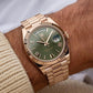 Rolex Day date Rosegold Gold Metal Watch VIRAT KOHLI EDITION