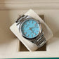 Rolex Tiffany Blue dial Silver metal Belt Watch M S Dhoni