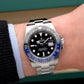 Rolex Gmt Master Silver Black Metal Watch B