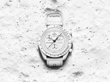 omega x swatch snoopy moonswatch mission to the moonphase