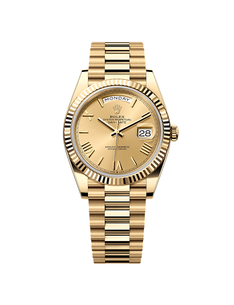 Rolex DayDate - Classic Fluted Bezel Watch
