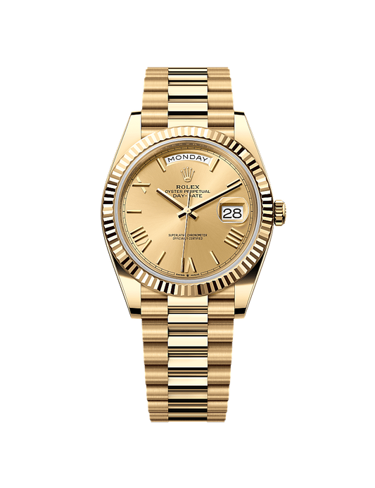 Rolex DayDate - Classic Fluted Bezel Watch