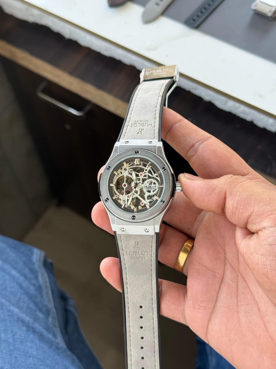 Hublot Big Bang Classic Leather Belt